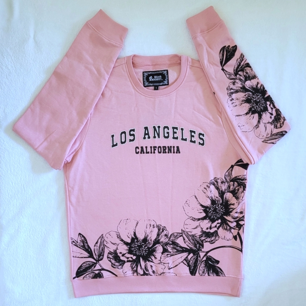 Blind😎 Rooster🐓 "Los Angeles California"🌴 Graphic Sweatshirt - NWT
